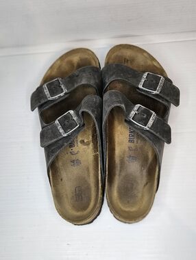 Birkenstock Arizona Men’s Sandals – Soft Footbed, Midnight Blue , Size  44/11US